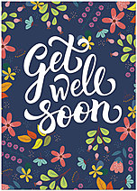 Colorful Flowers Get Well D2301D-Y